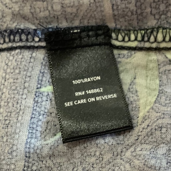 TORRID FLORAL MIDI SLEEVELESS SUMMER NAVY BOHO DRESS PLUS SIZE 4X - Picture 7 of 8